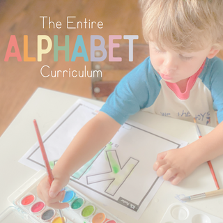 Toddler & Preschool Curriculum | Alphabet Letters A-Z  ENTIRE BUNDLE