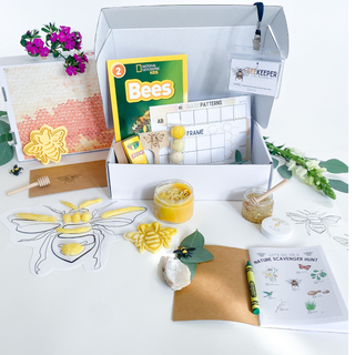 Bumble Bee Kit for Kids, ages 3-6, T is for Tot Subscription Box for Kids. USA Today Best Subscription Box for Kids