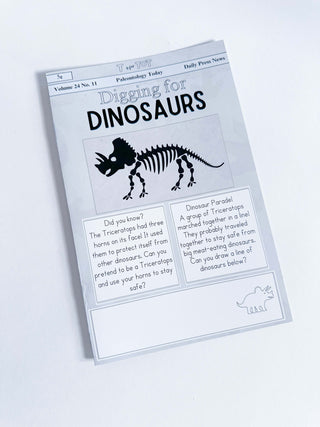 Digging for dinosaurs activity book ages 3-6