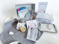 Frosty Fun Baking Kit for kids aged 3-6, including apron, oven mitt, spatula, and cookie sheet