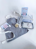 Frosty Fun Baking Kit for kids aged 3-6, including apron, oven mitt, spatula, and cookie sheet