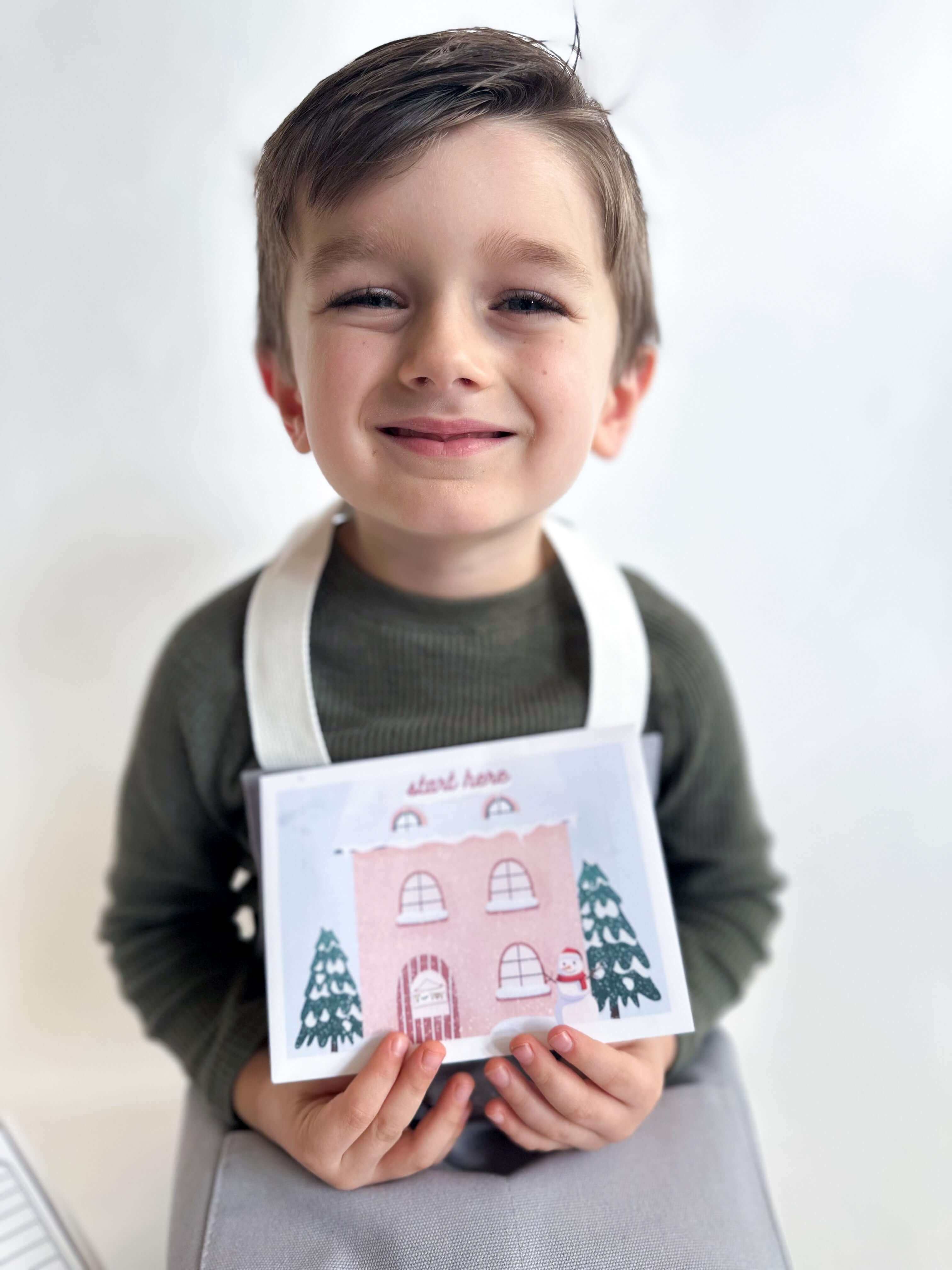 Preschool Child Enjoying Learning With Frosty Fun Baking Kit