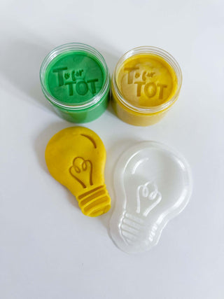 Electricity Kit homemade non-toxic playdough and themed cutter for ages 3-6 enhancing fine motor skill development