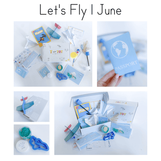 Learn & Play Kit | Monthly Subscription- No Playdough.