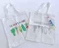 Farmer’s Market Canvas Tote (with paint).  Early Childhood Education learn & play activity.