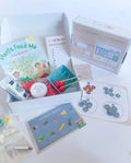 Imaginative play kit for kids, designed for a day at the Farmer