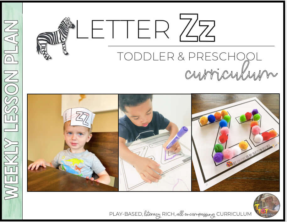 Toddler & Preschool | Letter Zz Curriculum.