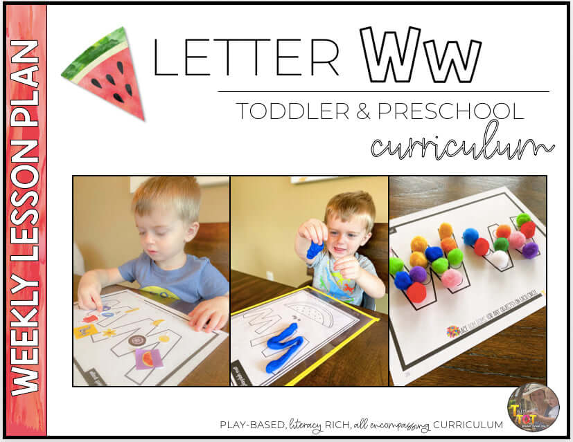 Toddler & Preschool | Letter Ww Curriculum.